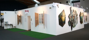 A Sense of Place' Installation by Paul Critchley at Art Karlsruhe Art Fair 2016, view 1