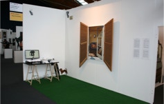 A Sense of Place' Installation by Paul Critchley at Art Karlsruhe Art Fair 2016, view 2