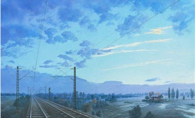 painting by Oliver Rennert