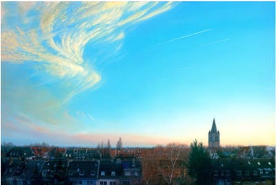 Painting by Oliver Rennert